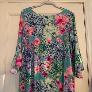 Lilly Pulitzer Fontaine Flowers and Friends Top Size XL